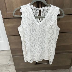 Lace tank top